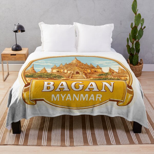 Item preview, Bagan Ancient Temple Complex Myanmar Buddhist Architecture Travel designed and sold by Blurbean.