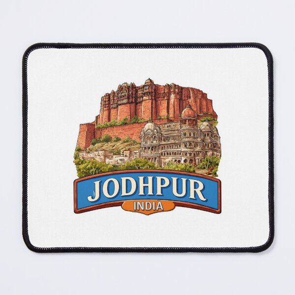 Item preview, Mehrangarh Fort Jodhpur India Rajasthani Architecture Blue City Travel designed and sold by Blurbean.