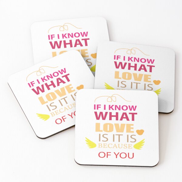 Item preview, Because of You – Romantic Quote Design designed and sold by adorimart.