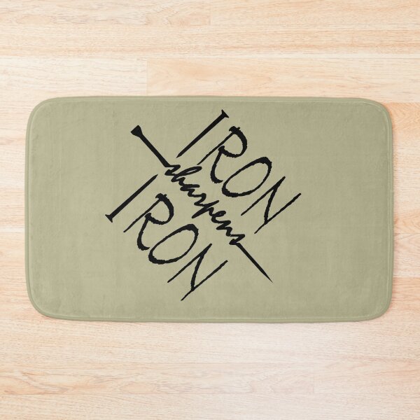 Item preview, Iron Sharpens Iron Christian Three Nails Cross crucifixion Typography | Proverbs 27:17 Bible Verse Faith Design | black designed and sold by ZechJohnRB.