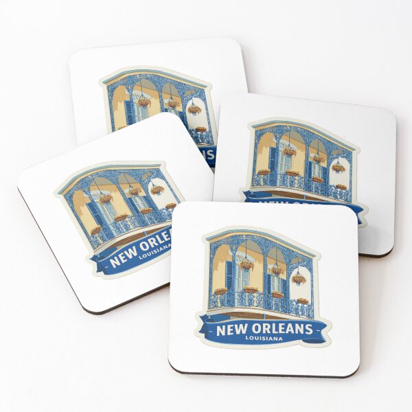 Item preview, French Quarter New Orleans Louisiana Creole Architecture Balconies Travel designed and sold by Blurbean.