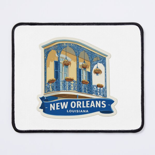 Item preview, French Quarter New Orleans Louisiana Creole Architecture Balconies Travel designed and sold by Blurbean.