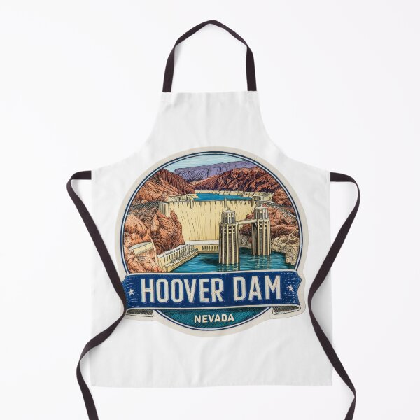 Item preview, Hoover Dam Nevada Arizona Engineering Marvel Art Deco Travel Sticker designed and sold by Blurbean.