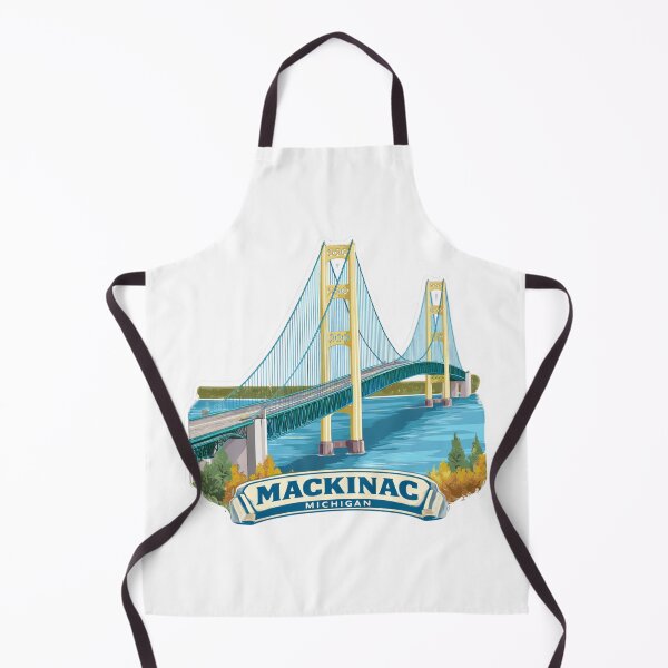 Item preview, Mackinac Bridge Michigan Suspension Bridge Great Lakes Connection Travel designed and sold by Blurbean.