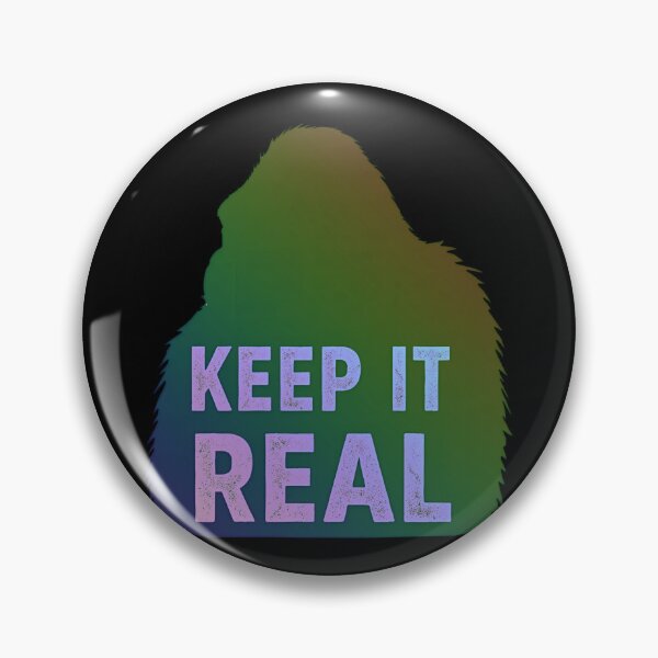 Item preview, Gorilla silhouette with text Keep it Real 4 designed and sold by Neon G.