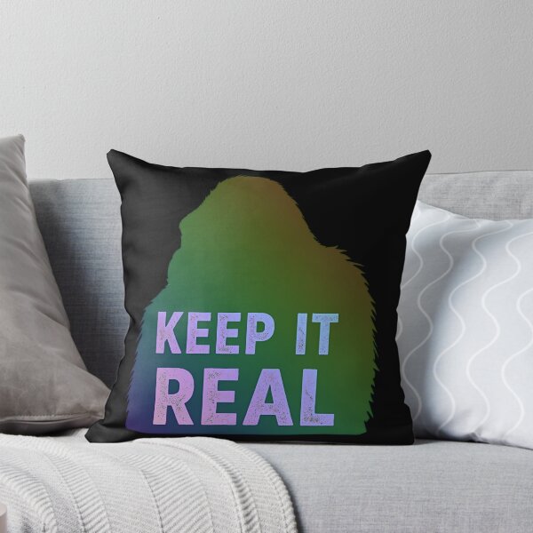 Item preview, Gorilla silhouette with text Keep it Real 4 designed and sold by Neon G.