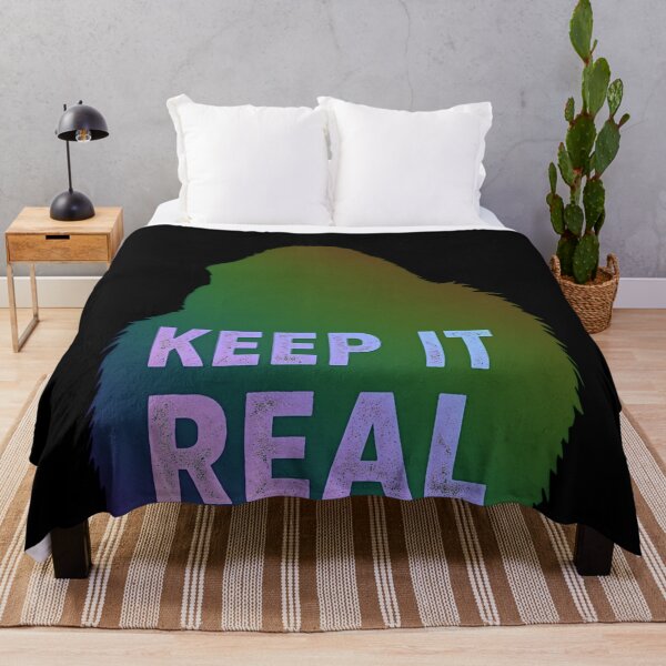 Item preview, Gorilla silhouette with text Keep it Real 4 designed and sold by Neon G.