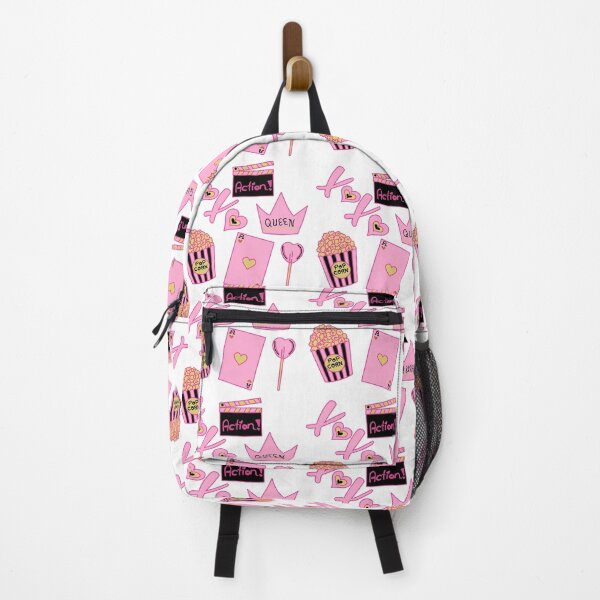 Item preview, Pink Popcorn & Lollipop Seamless Pattern | Cute Movie Night Sweet Treat Design designed and sold by Pretty Candy Cove.