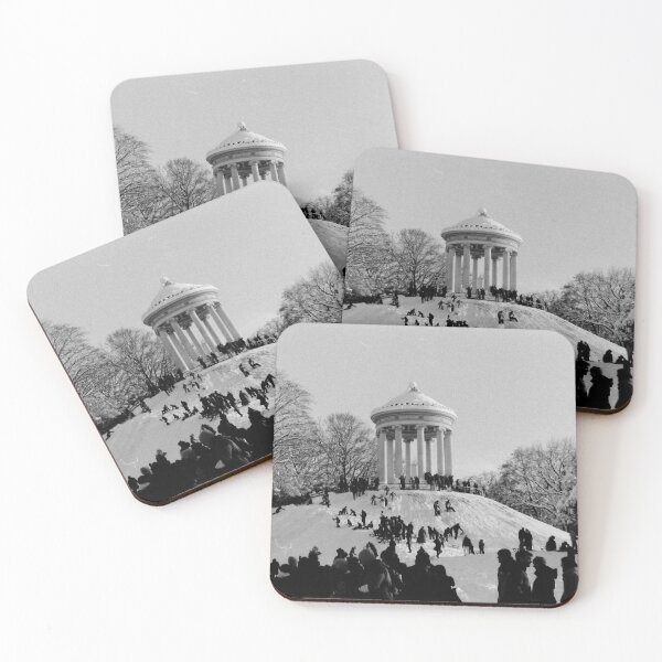 Item preview, Munich English Garden during Winter - Analog Photography designed and sold by GrowingSapling.