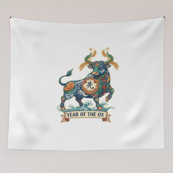 Item preview, YEAR OF THE OX designed and sold by likbatonboot.
