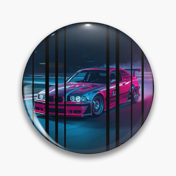 Item preview, B.W Power of the 3 series coupe with wide body kit, street racing vibe, high contrast neon colors 9 designed and sold by Neon G.