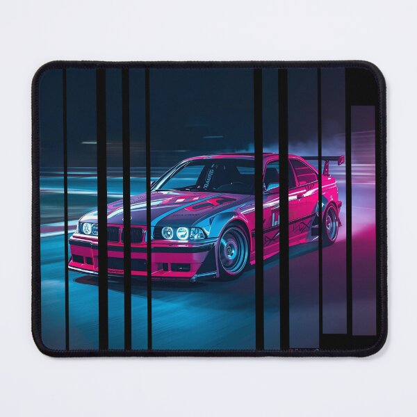 Item preview, B.W Power of the 3 series coupe with wide body kit, street racing vibe, high contrast neon colors 9 designed and sold by Neon G.