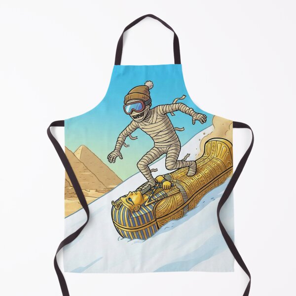 Item preview, Ancient Egyptian Mummy Skiing on Sarcophagus designed and sold by MythoWorldddd.