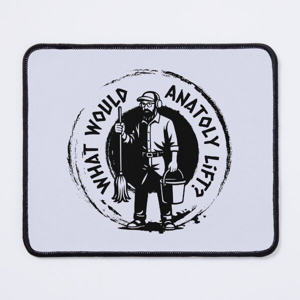 Item preview, Anatoly meme - I Am Sorry Can I Clean Here -what would Anatoly lift - like WWJD | Internet Fun Gym Prank | Vintage Style Black designed and sold by ZechJohnRB.