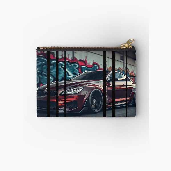 Item preview, B.W M6 sideways cyberpunk neon city, high contrast colors, cinematic lighting, bold vector illustration 21 designed and sold by Neon G.