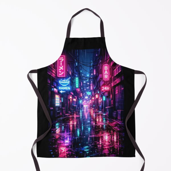 Item preview, Cyberpunk Alley With Neon Lights designed and sold by Paninides.