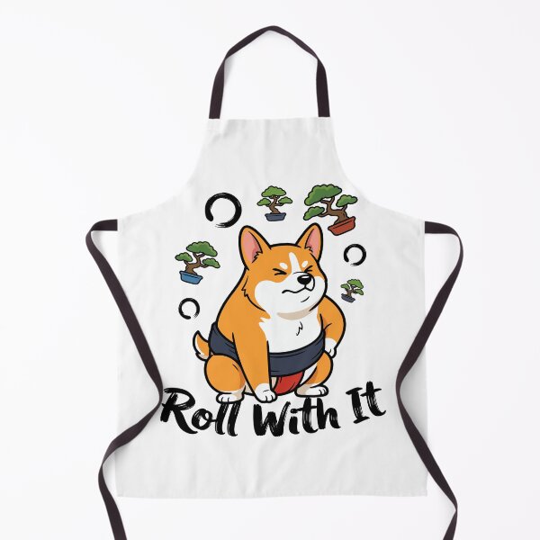 Item preview, Funny Corgi Dog as Sumo Wrestler with Bonsai Trees designed and sold by Tong4130.