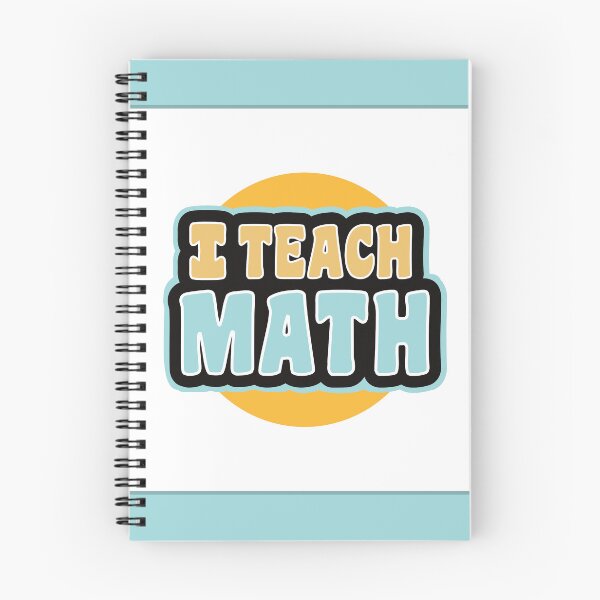 Item preview,  I teach math designed and sold by Think4Prints.
