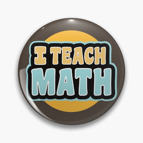 Item preview,  I teach math designed and sold by Think4Prints.