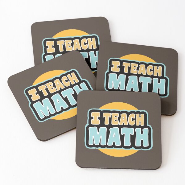 Item preview,  I teach math designed and sold by Think4Prints.