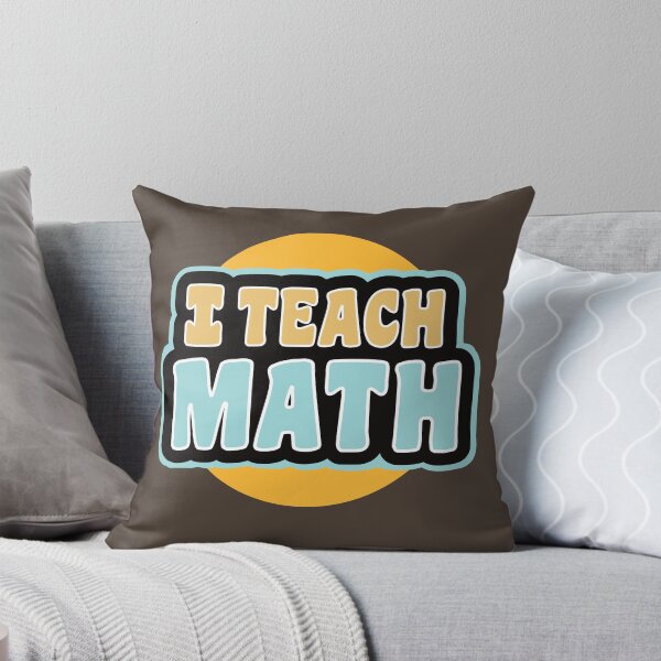 Item preview,  I teach math designed and sold by Think4Prints.