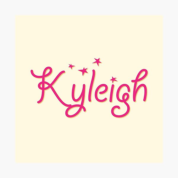Item preview, My Name is Kyleigh designed and sold by CharlottePlaceArt.