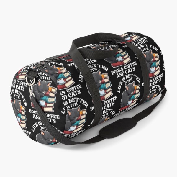 Item preview, Life Is Better With Books Cats Coffee Librarian Book Lover designed and sold by donadonvgran.