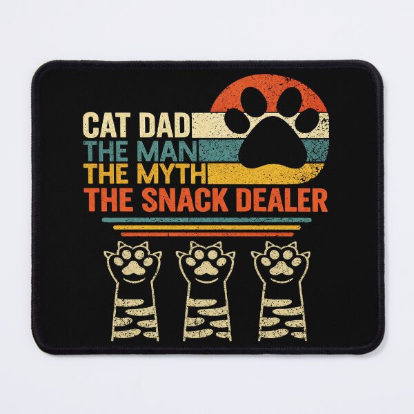 Item preview, Vintage Cat Dad The Man Myth Snack Dealer Funny Fathers Day designed and sold by will freed18.