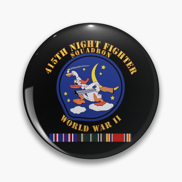 Artikelvorschau, AAC – 415. Nachtjägerstaffel – Zweiter Weltkrieg mit EU-Unterstützung entworfen und verkauft von Military Insignia Products.