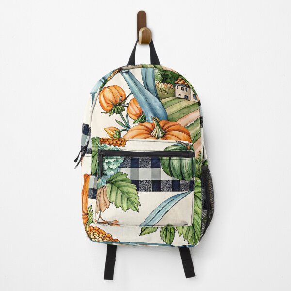 Aperçu de l'œuvre Maison de campagne automnale et chaleureuse : citrouilles, arrosoirs et charme rustique | Motifs d'automne créée et vendue par CHRONIN.