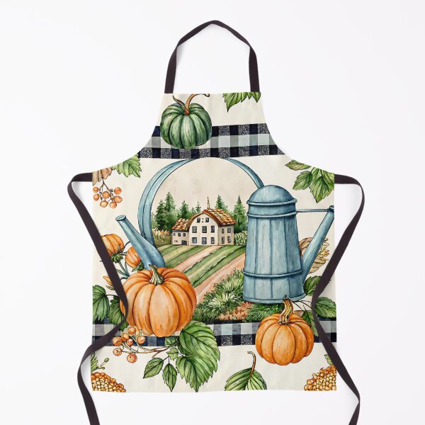 Item preview, Cozy Autumn Farmhouse: Pumpkins, Watering Cans & Rustic Charm | Fall Pattern Art designed and sold by CHRONIN.