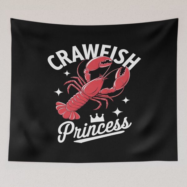Item preview, Cute Lobster Crayfish Lover Ladies Crawfish Princess Girls  designed and sold by VerseFarm.