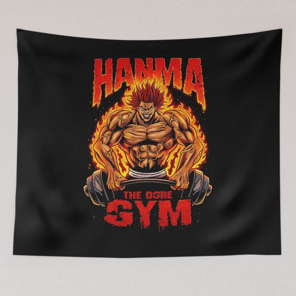 Item preview, Yujiro Hanma designed and sold by El Hermano Gym.