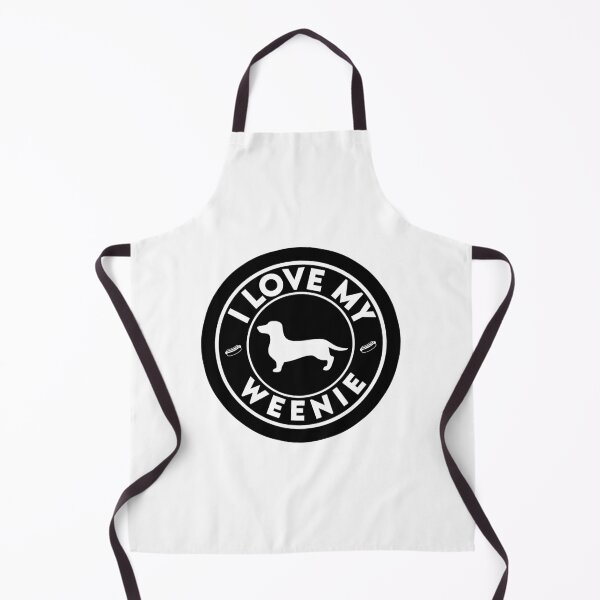 Item preview, I LOVE MY WEENIE Sticker - Black & White designed and sold by LuBarShop.