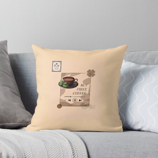 Item preview, But First, Coffee | Fun Quote | Premium designed and sold by suave-designs.