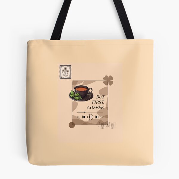 Item preview, But First, Coffee | Fun Quote | Premium designed and sold by suave-designs.