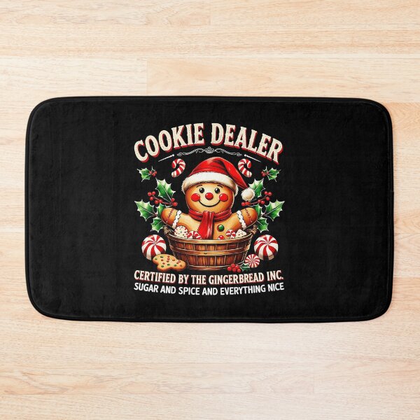Item preview, Vintage Gingerbread Bakery Christmas Cookie Dealer Holiday  designed and sold by WayTBeenkenArt.