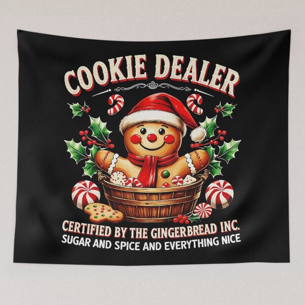 Item preview, Vintage Gingerbread Bakery Christmas Cookie Dealer Holiday  designed and sold by WayTBeenkenArt.