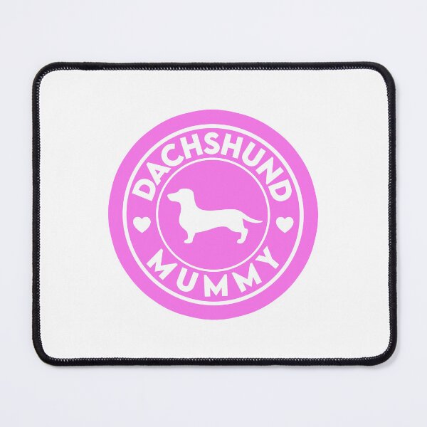 Item preview, Dachshund Mummy Sticker - Pink & White designed and sold by LuBarShop.