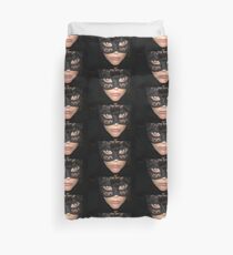 Masked Woman Duvet Cover