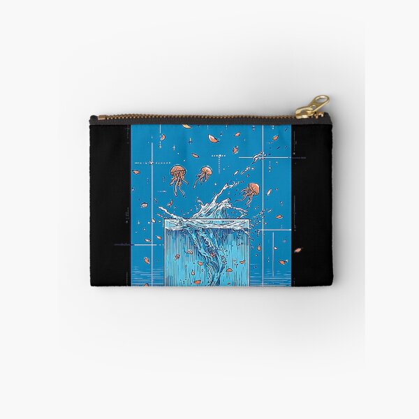 Item preview, Surreal Ocean Storm Illustration with Jellyfish and Cosmic Elements designed and sold by KrintoryTees.