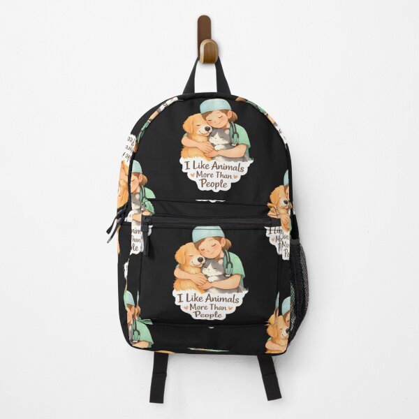 Item preview, I Like Animals More Than People - Cute Vet Life Design designed and sold by Bettybee00.