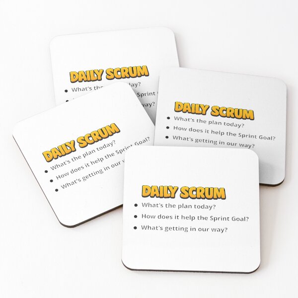 Item preview, Daily scrum meeting questions designed and sold by benandfreya.