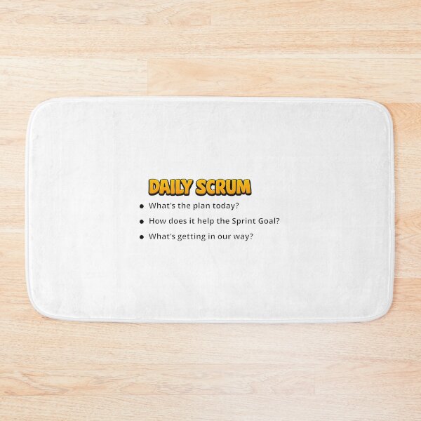 Item preview, Daily scrum meeting questions designed and sold by benandfreya.