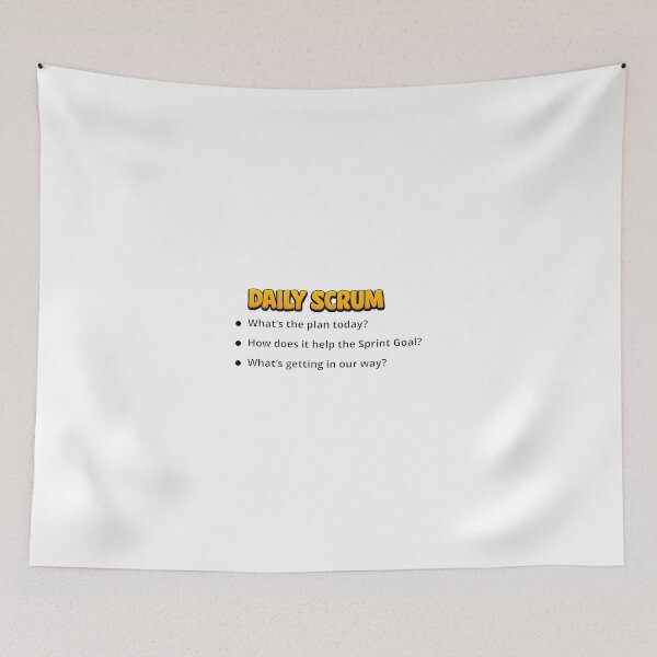 Item preview, Daily scrum meeting questions designed and sold by benandfreya.