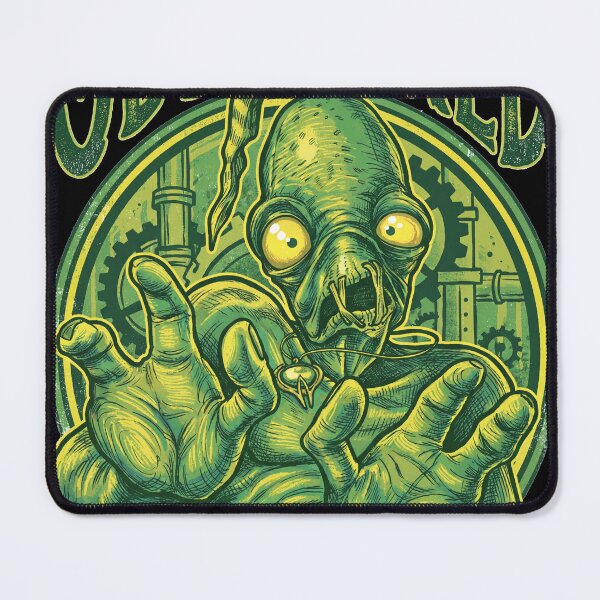 Item preview, Abe Oddworld Abe's Oddysee Exoddus Munch's Oddysee Soulstorm Mudokon Slave Glukkon Slig RuptureFarms Scrab Paramite Fan Art Portrait Poster T-Shirt Sticker Print Gift designed and sold by Senpaiwaves.