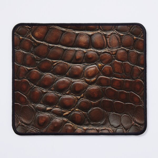 Item preview, Brown Crocodile Leather Texture – Luxury Embossed Reptile Skin designed and sold by NewArt33.