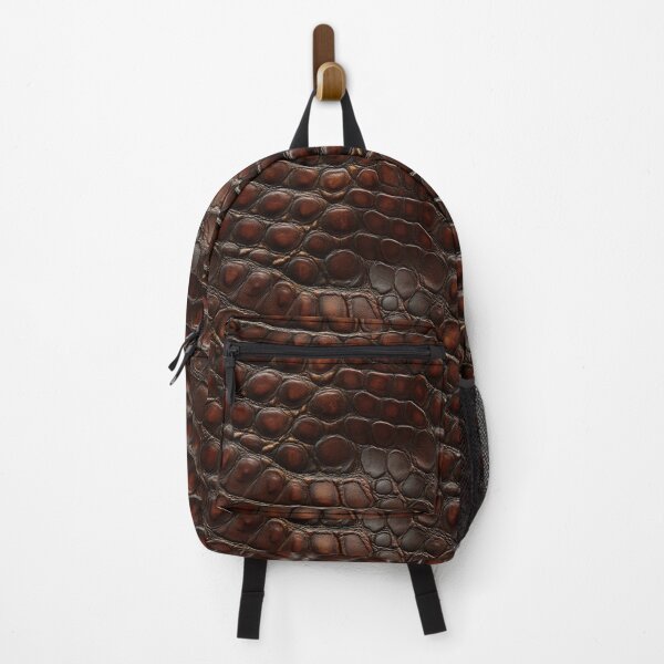 Item preview, Brown Crocodile Leather Texture – Luxury Embossed Reptile Skin designed and sold by NewArt33.