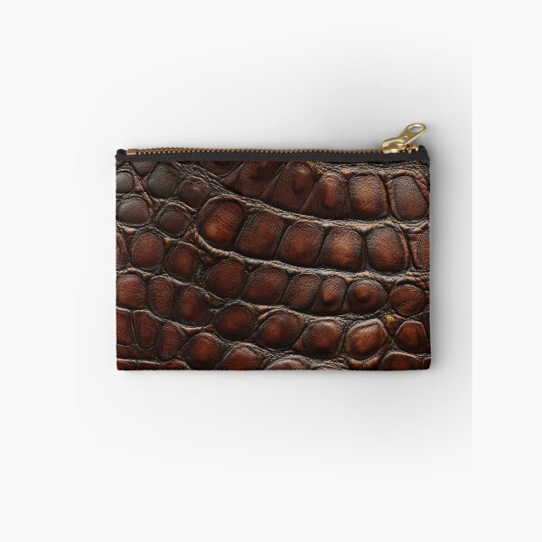 Item preview, Brown Crocodile Leather Texture – Luxury Embossed Reptile Skin designed and sold by NewArt33.