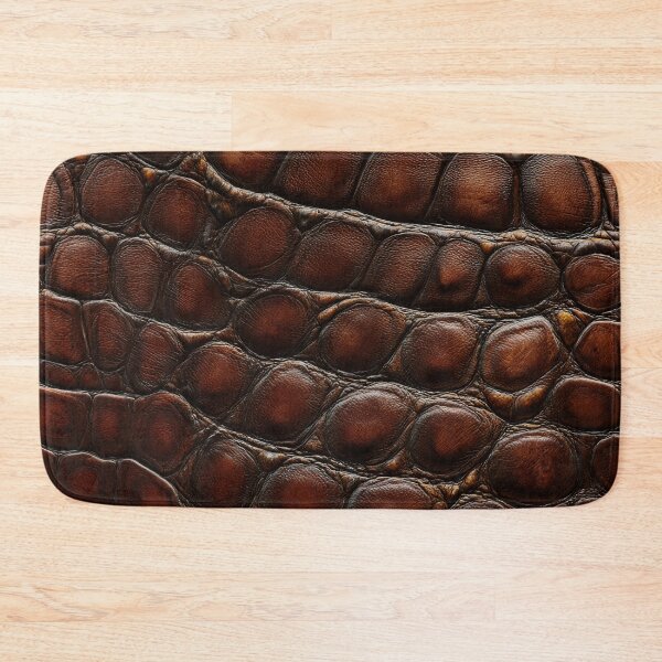 Item preview, Brown Crocodile Leather Texture – Luxury Embossed Reptile Skin designed and sold by NewArt33.
